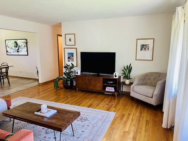 270 W Margaret Fuller Rd, Oregon, IL 61061 - living area with light wood finished floors and baseboards