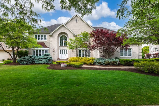 3211 Treyburn Rd, Naperville, IL 60564 - view of front of property featuring a front lawn