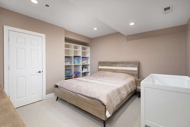 3211 Treyburn Rd, Naperville, IL 60564 - carpeted bedroom with recessed lighting and baseboards