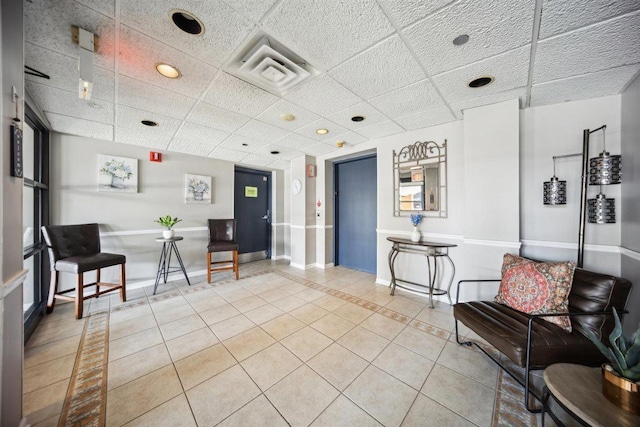 7414 W Irving Park Rd Unit 206, Norridge, IL 60706 - community lobby featuring a paneled ceiling