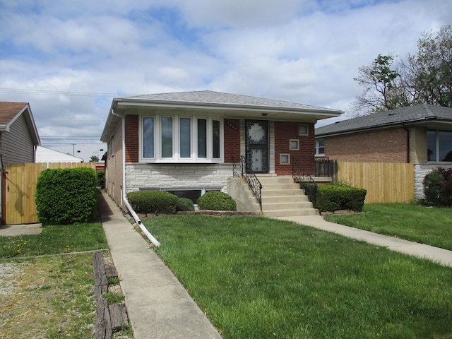 7804 Newland Ave, Burbank, IL 60459 - view of front of home featuring stone siding and roof with shingles