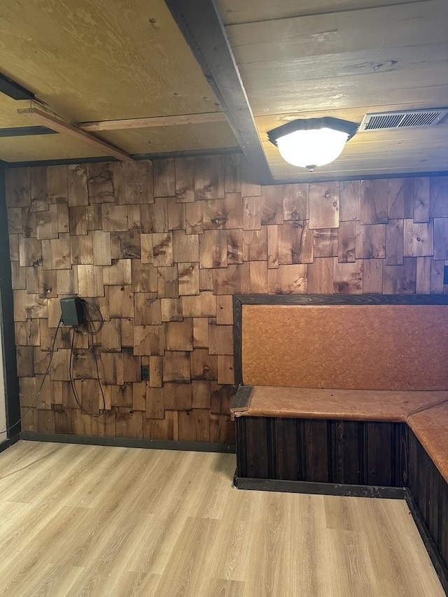 7804 Newland Ave, Burbank, IL 60459 - finished basement with wood finished floors and wooden walls