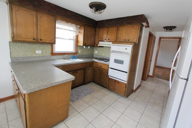 7804 Newland Ave, Burbank, IL 60459 - bathroom featuring tile walls, tile patterned flooring, and vanity