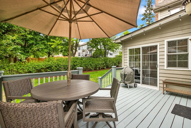 1284 N Jack Pine Ct, Palatine, IL 60067 - deck featuring outdoor dining area