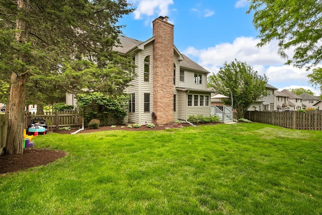 1284 N Jack Pine Ct, Palatine, IL 60067 - back of property with roof with shingles and a chimney