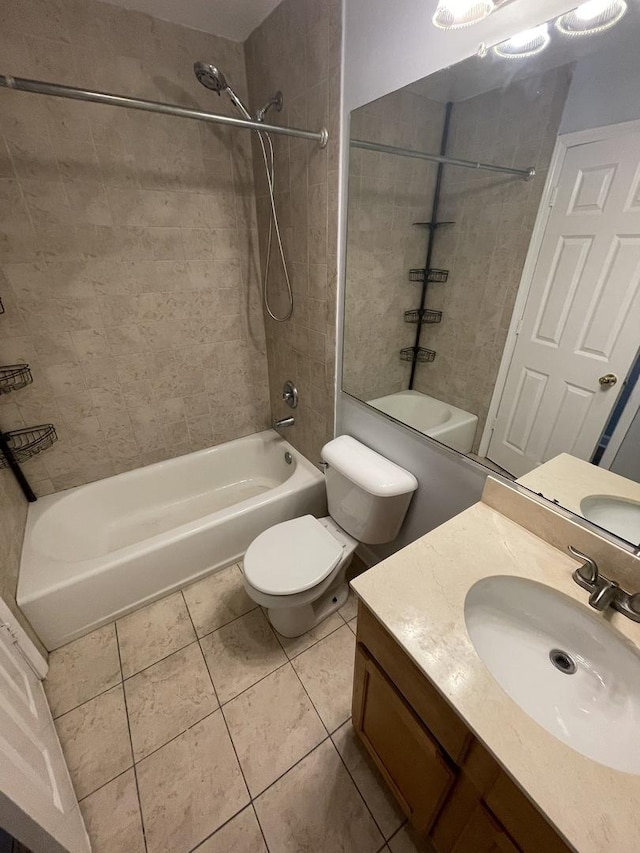 1238 W Pratt Blvd Unit 1A, Chicago, IL 60626 - full bathroom with shower / tub combination, tile patterned floors, and vanity