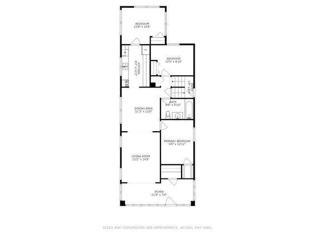 533 Clarence Ave, Oak Park, IL 60304 - floor plan / room layout