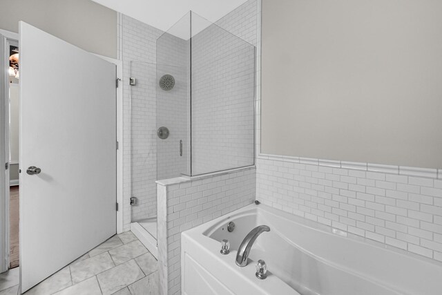 10 Millbrook Ct, Algonquin, IL 60102 - bathroom featuring a shower stall and a garden tub
