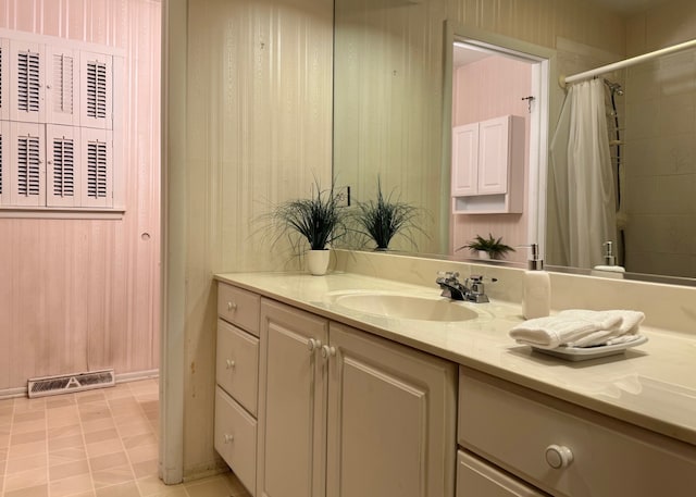 416 Trinity Ct, Buffalo Grove, IL 60089 - full bathroom featuring vanity and a shower with shower curtain