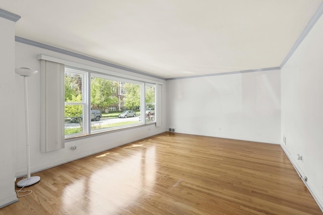 1918 W 108th Pl, Chicago, IL 60643 - unfurnished room featuring wood finished floors and crown molding