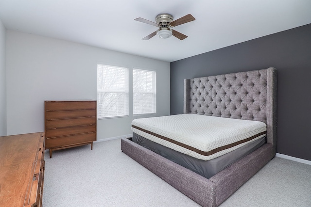 21536 Vesper St, Crest Hill, IL 60403 - carpeted bedroom with baseboards and a ceiling fan