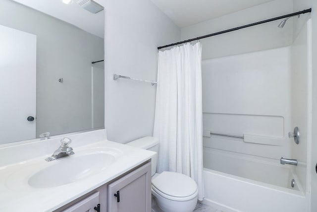 21536 Vesper St, Crest Hill, IL 60403 - full bath featuring toilet, shower / tub combo with curtain, and vanity