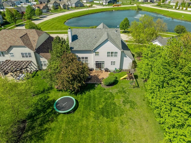 718 Northgate Dr, Sycamore, IL 60178 - aerial view of residential area featuring a nearby body of water