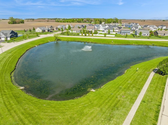 718 Northgate Dr, Sycamore, IL 60178 - aerial view of residential area with a large body of water