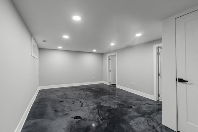 12725 S Wallace St, Chicago, IL 60628 - basement featuring recessed lighting and baseboards