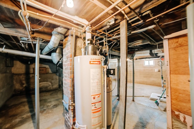 218 W Fleming St, Watseka, IL 60970 - below grade area with water heater