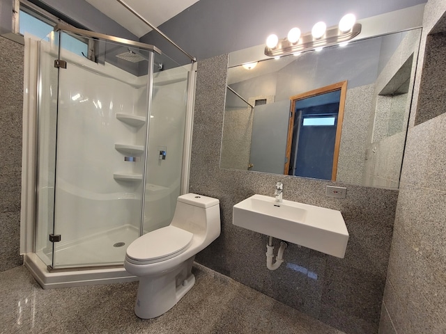864 Sumac Rd, Highland Park, IL 60035 - full bathroom with a shower stall, a sink, and toilet