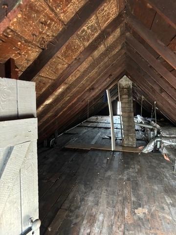 8370 S Baker Ave, Chicago, IL 60617 - view of unfinished attic