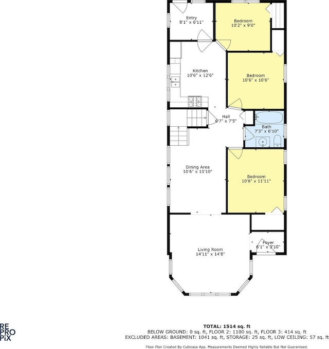 9028 S Ada St, Chicago, IL 60620 - home floor plan