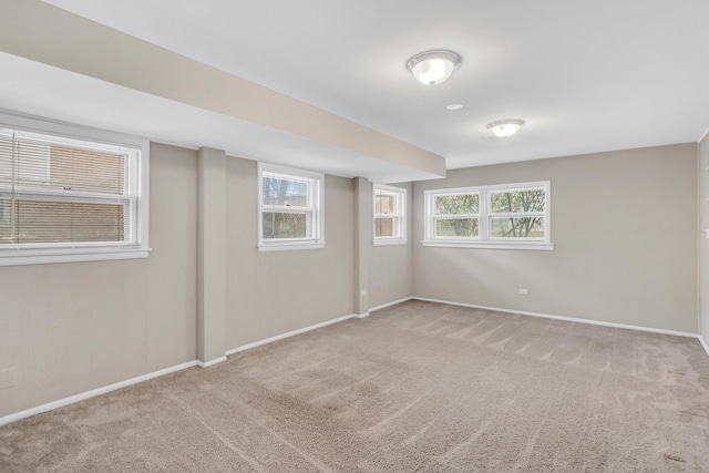 1157 Dartmouth Ln, Deerfield, IL 60015 - basement with carpet floors and baseboards