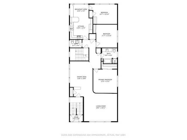 1214 Hull Ter, Evanston, IL 60202 - property floor plan