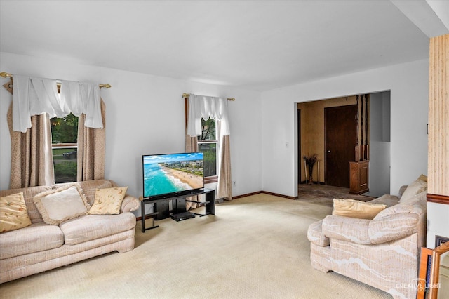 859 N Gladstone Ave, Aurora, IL 60506 - living area featuring carpet floors
