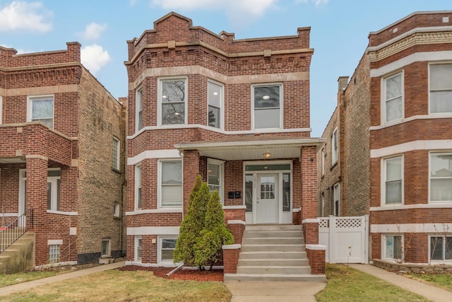 1922 Harvey Ave, Berwyn, IL 60402 - view of front of home with brick siding and a gate