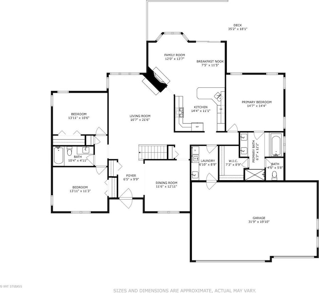 6719 W Applewood Ln, Spring Grove, IL 60081 - home floor plan