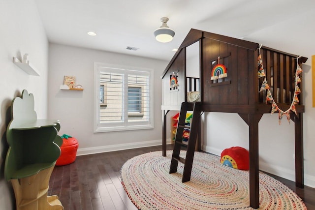 16829 Sheridans Trl, Orland Park, IL 60467 - bedroom featuring baseboards, dark wood finished floors, and recessed lighting