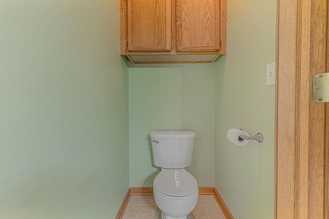 11656 Lake Shore Dr, Orland Park, IL 60467 - bathroom with toilet and tile patterned floors