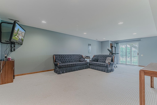 11656 Lake Shore Dr, Orland Park, IL 60467 - living room with carpet flooring and recessed lighting