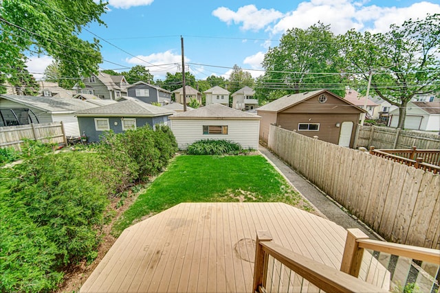 1044 S E Ave, Oak Park, IL 60304 - view of yard featuring a deck and a residential view