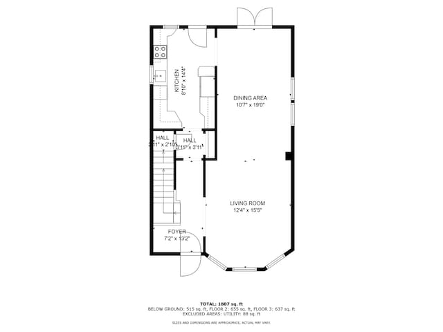 1044 S E Ave, Oak Park, IL 60304 - home floor plan