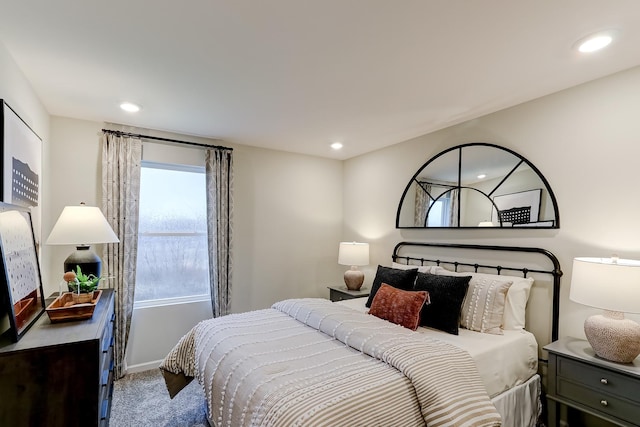 740 Cloverleaf Dr, Marengo, IL 60152 - carpeted bedroom with recessed lighting and baseboards