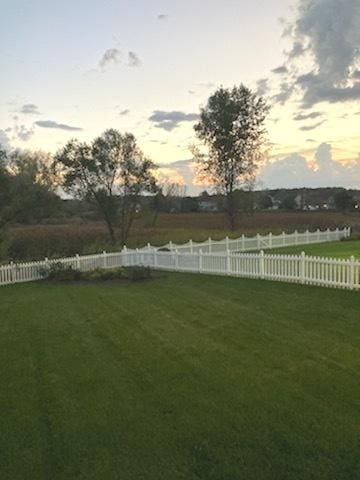 5355 Fox Path Ln, Hoffman Estates, IL 60192 - yard at dusk featuring a view of countryside