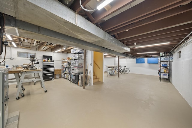 4129 N Mcvicker Ave, Chicago, IL 60634 - unfinished below grade area with stairs