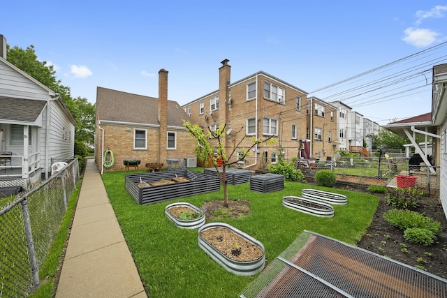 4129 N Mcvicker Ave, Chicago, IL 60634 - view of property's community with a vegetable garden
