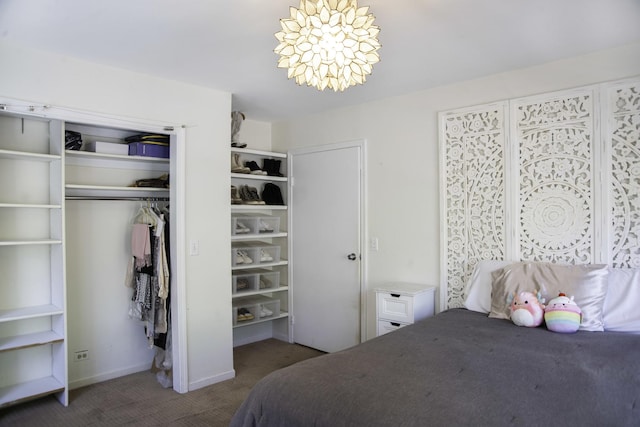 1703 Beverly Pl, Highland Park, IL 60035 - carpeted bedroom with baseboards and a closet