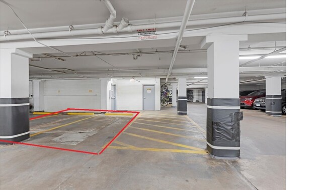 1201 W Wrightwood Ave Unit 13, Chicago, IL 60614 - view of parking garage