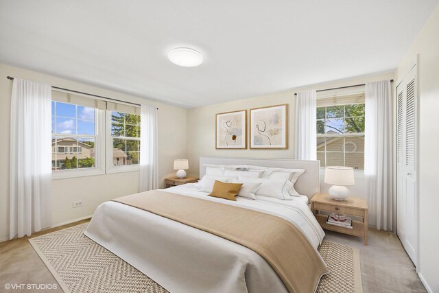 751 Essington Ln, Buffalo Grove, IL 60089 - bedroom featuring light colored carpet and baseboards
