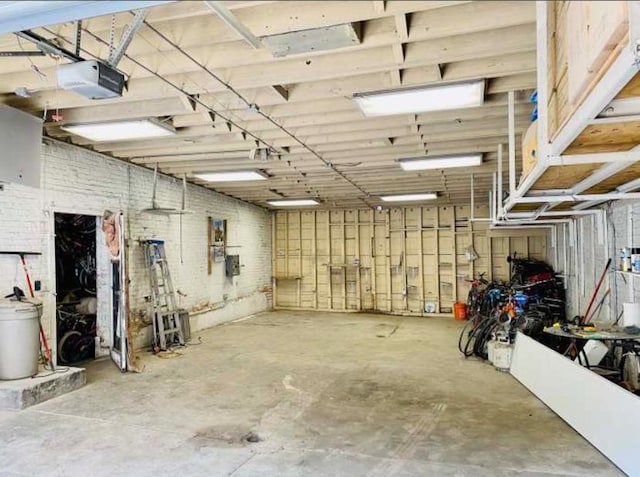 4803 S Honore St, Chicago, IL 60609 - garage featuring a garage door opener