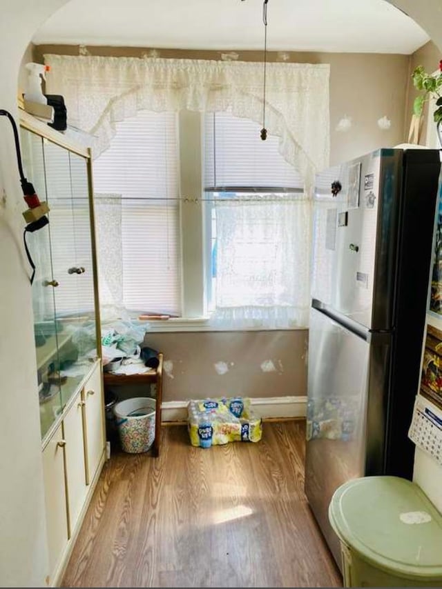 4803 S Honore St, Chicago, IL 60609 - bathroom with wood finished floors