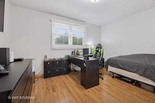 1825 W Spring Ridge Dr, Arlington Heights, IL 60004 - bedroom featuring light wood-style floors, a closet, and baseboards