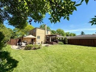 1010 N Patton Ave, Arlington Heights, IL 60004 - view of yard featuring a gazebo and a patio