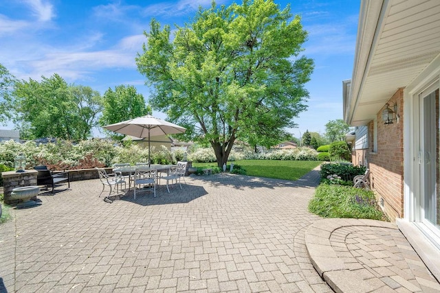 view of patio