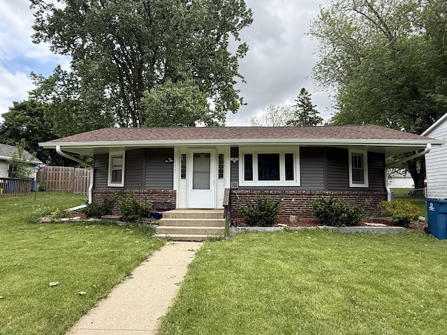 165 N Mill St, Cedarville, IL 61013 - view of front facade with brick siding