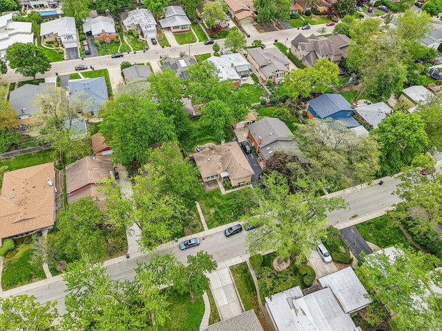 9017 Pottawattami Dr, Skokie, IL 60076 - aerial view of property's location featuring nearby suburban area
