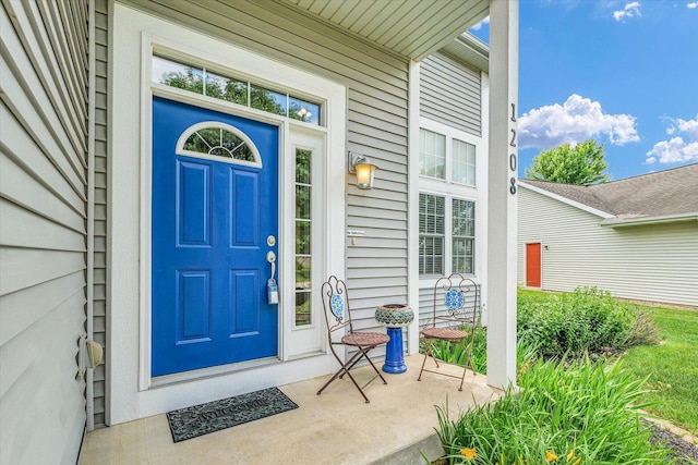 1208 Waters Edge Rd, Champaign, IL 61822 - property entrance with covered porch