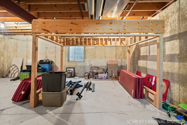 327 Persimmon Ln, Oswego, IL 60543 - view of below grade area
