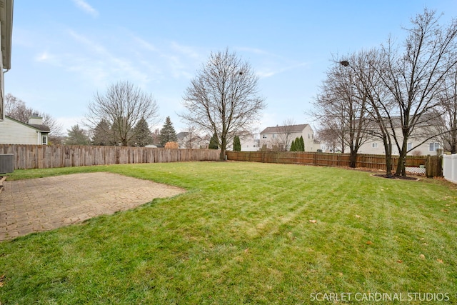 327 Persimmon Ln, Oswego, IL 60543 - view of yard with a patio and cooling unit